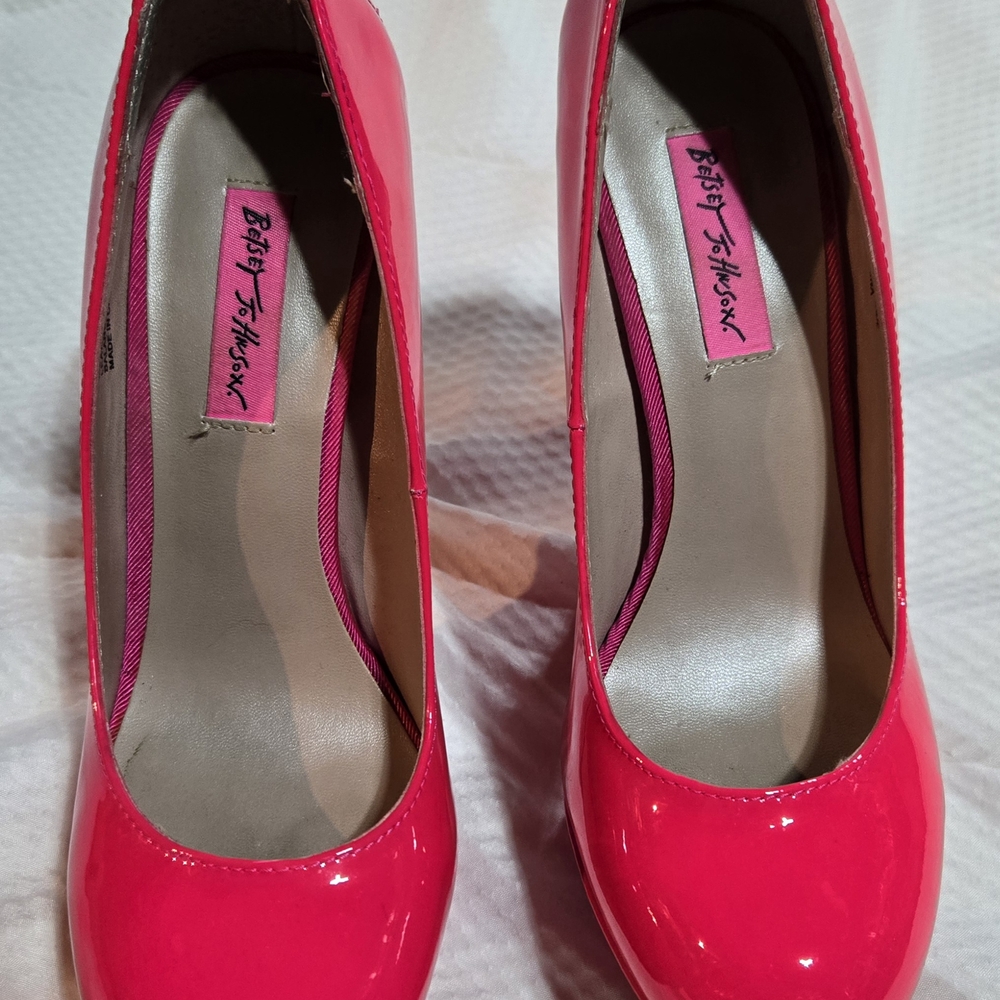 Betsey Johnson Pink Stiletto Heels